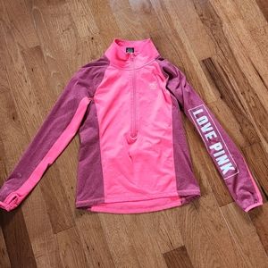 PINK zip up shirt
